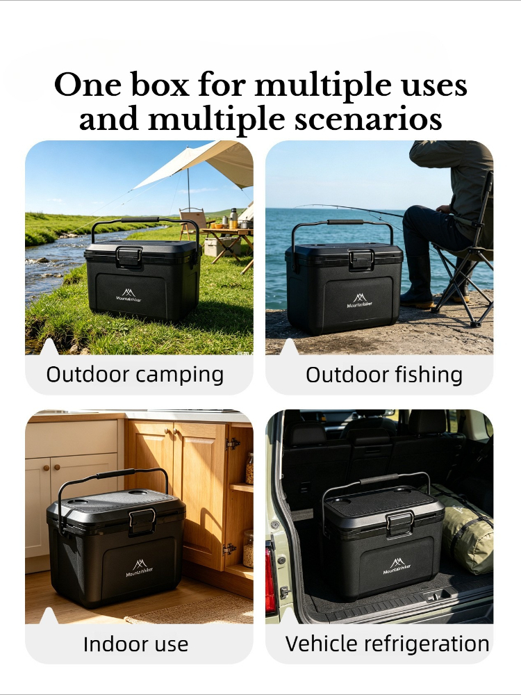 Outdoor Camping Food - MOUNTAINHIKER Camping Ice Box 25L Portable