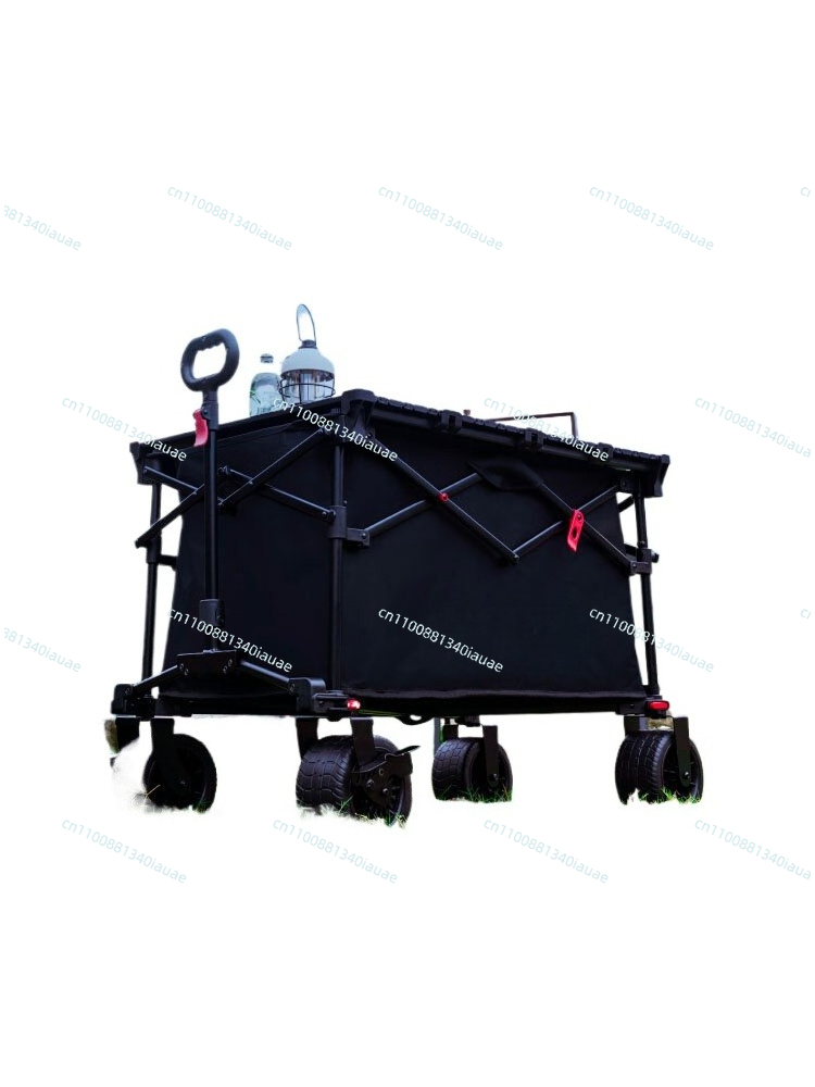 Outdoor Camping Trailer - Campervan Gathering Outdoor Folding Cart Elevating