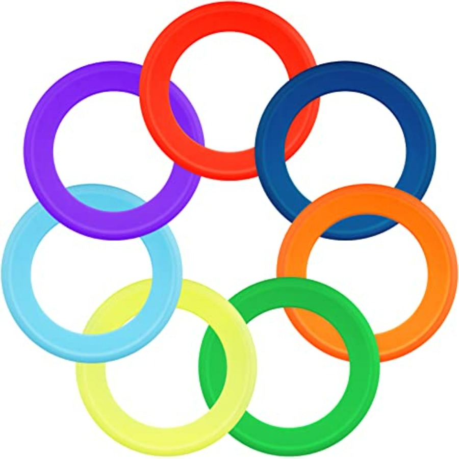 Outdoor Camping Toys - 14 Pack Flying Rings Bulk for
