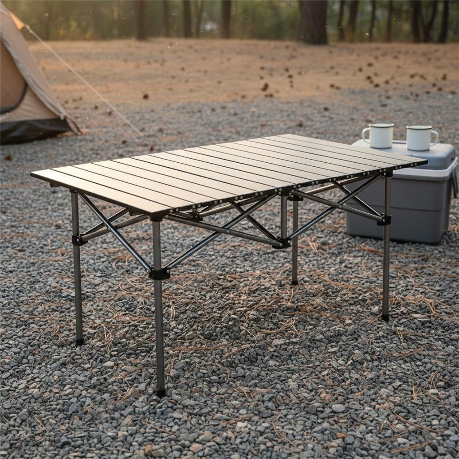 Outdoor Camping Table Foldable - Portable Camping Table and Chairs Foldable
