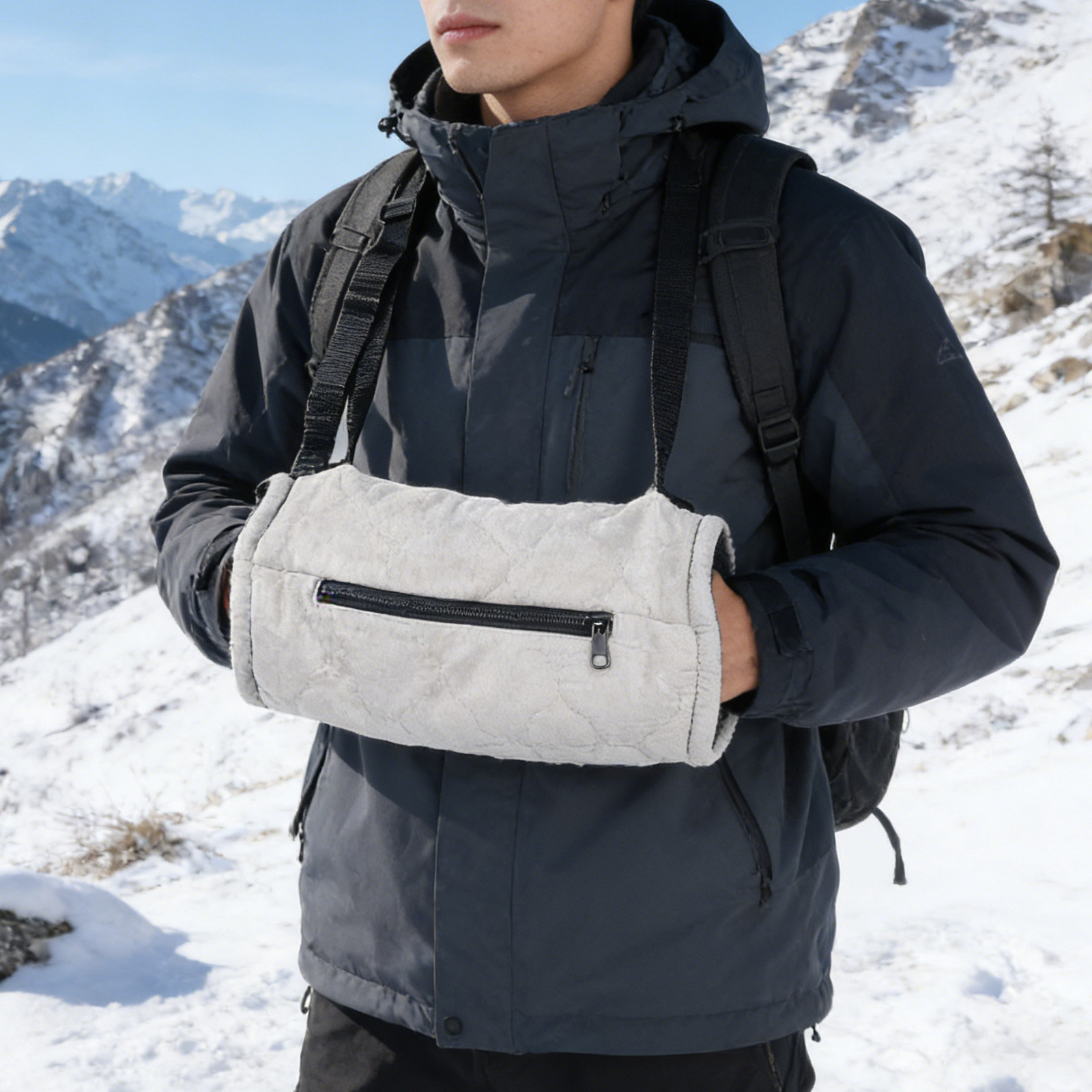 Outdoor Camping Essentials - Football Hand Warmer Pouch Thick Warm