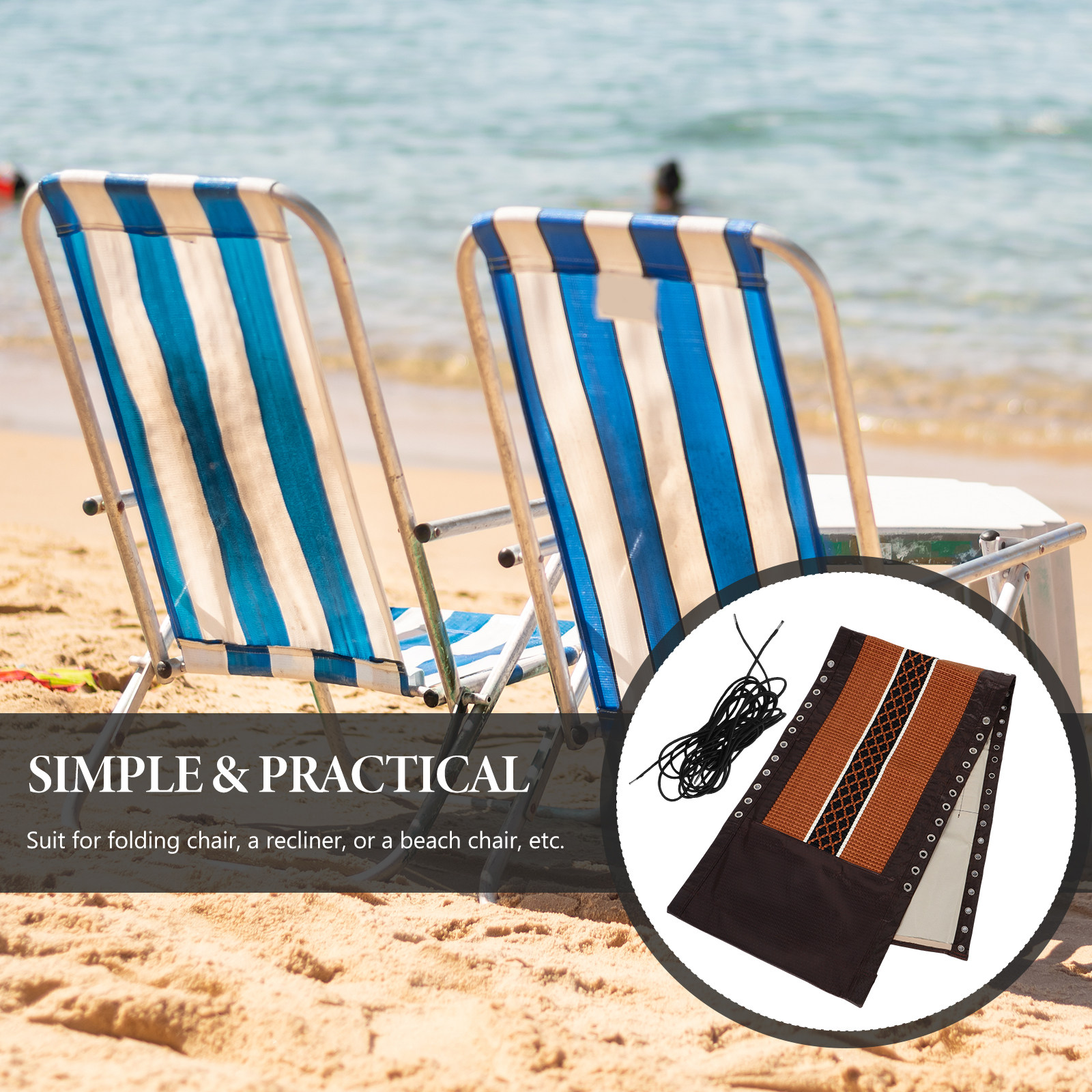 Outdoor Chair Camping - 1Set Premium Chair Cloth for Repairing