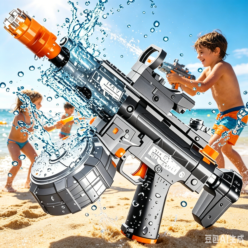 Outdoor Camping Games For Kids - Electric Water Gun Toy Long Range