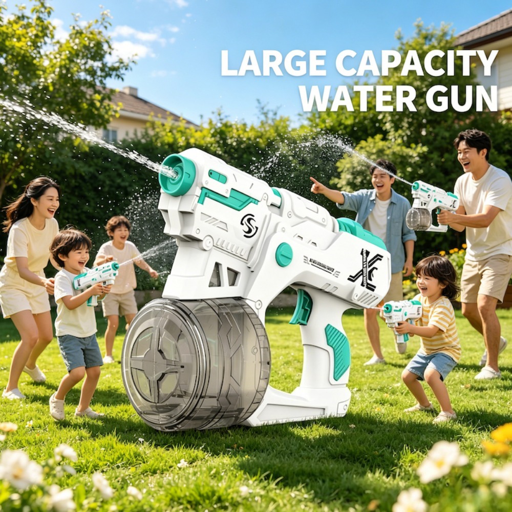 Outdoor Camping Games For Kids - High Pressure Electric Water Gun Toy
