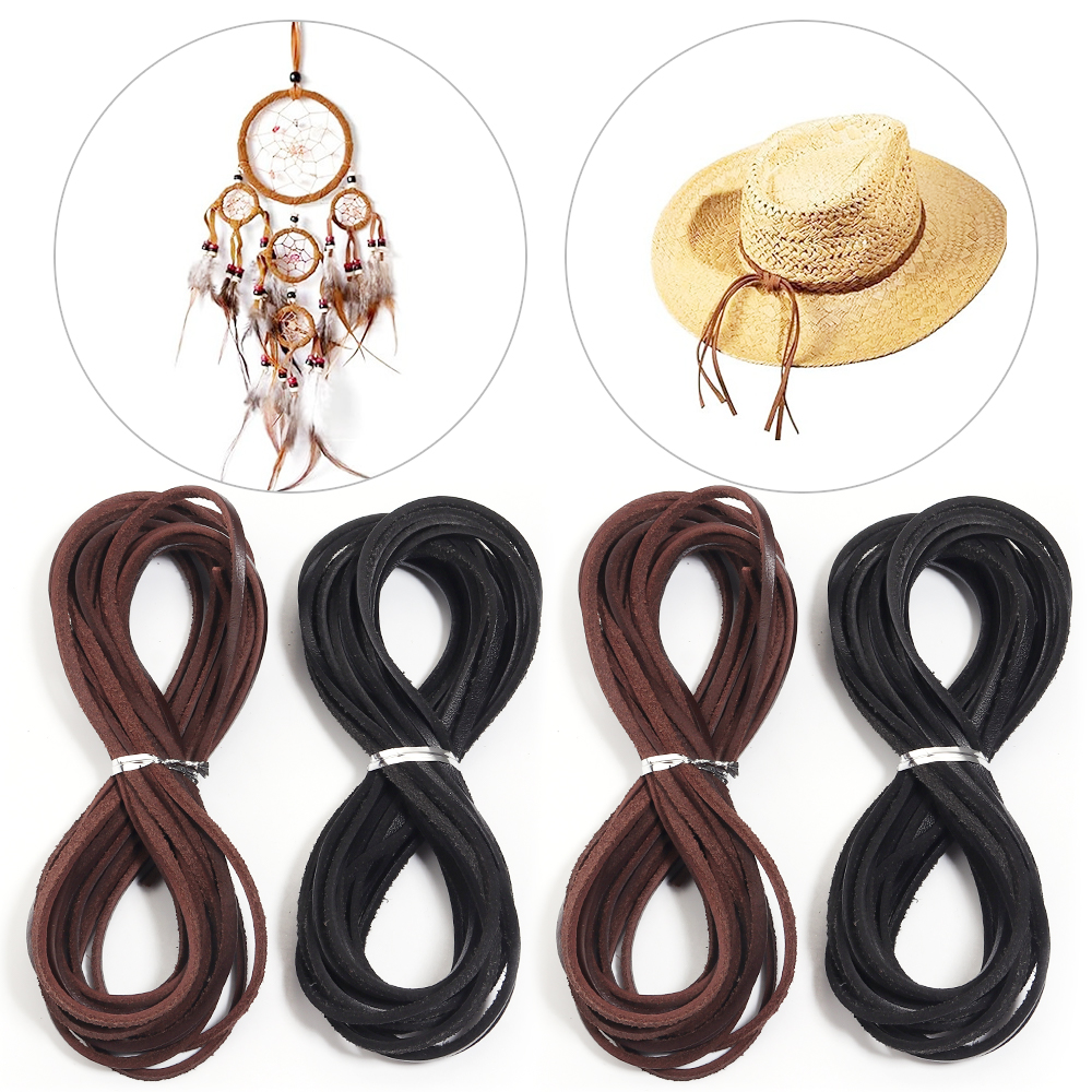 5yards 3mm Genuine Cow Leather - مراجعة Paracord Bracelet وسعره