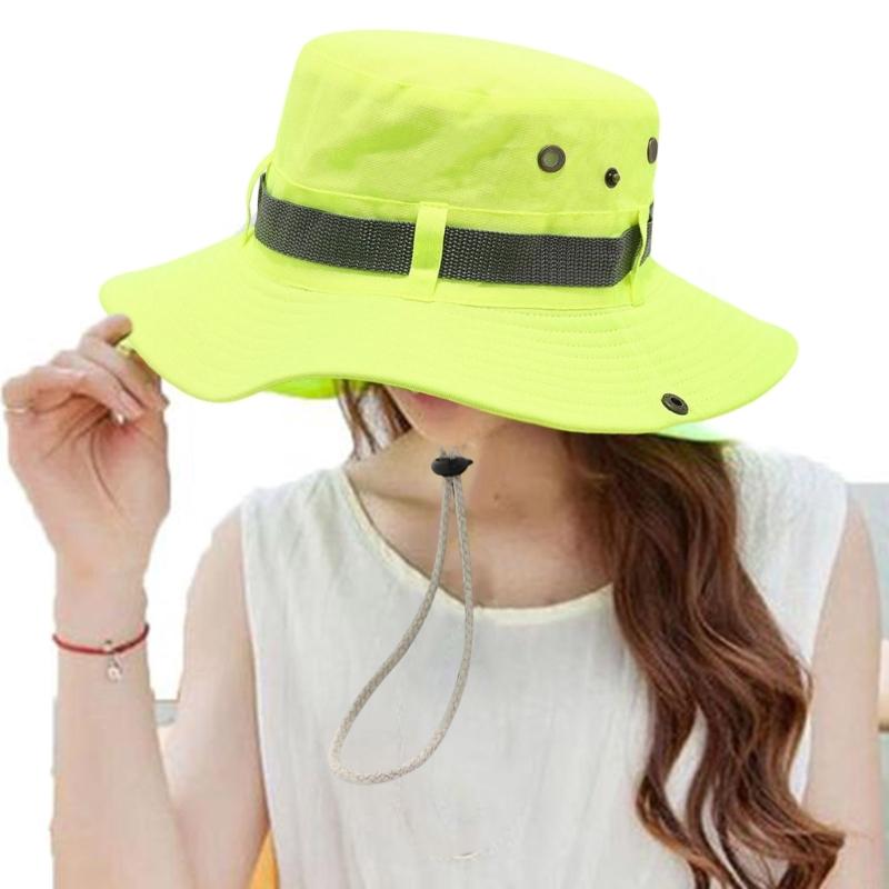 72XE Fluorescent Bucket Hat Wi - مراجعة Outdoor Camping Activities For Adults وسعره