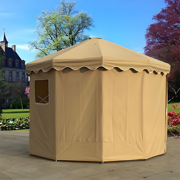 Outdoor Mongolian Tent with PV - مراجعة Outdoor Camping Exhibition وسعره