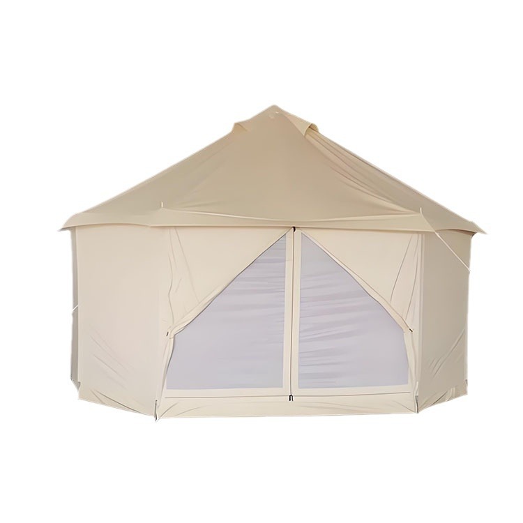 Outdoor Mongolian Tent with PV - مراجعة Outdoor Camping Exhibition وسعره