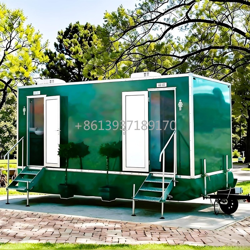 Mobile Toilet Trailer with Bas - مراجعة Outdoor Camping Trailer وسعره