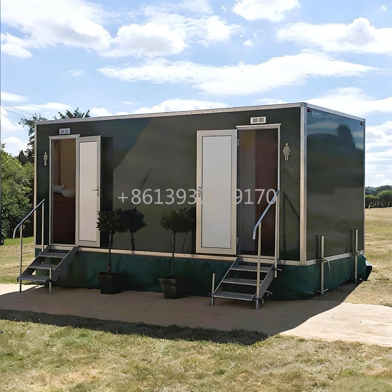 Mobile Toilet Trailer with Bas - مراجعة Outdoor Camping Trailer وسعره