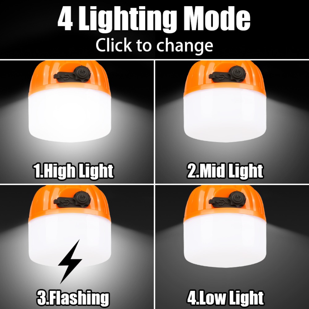 Portable Mini Camping Lamp 4 L - مراجعة Outdoor Camping Lantern وسعره