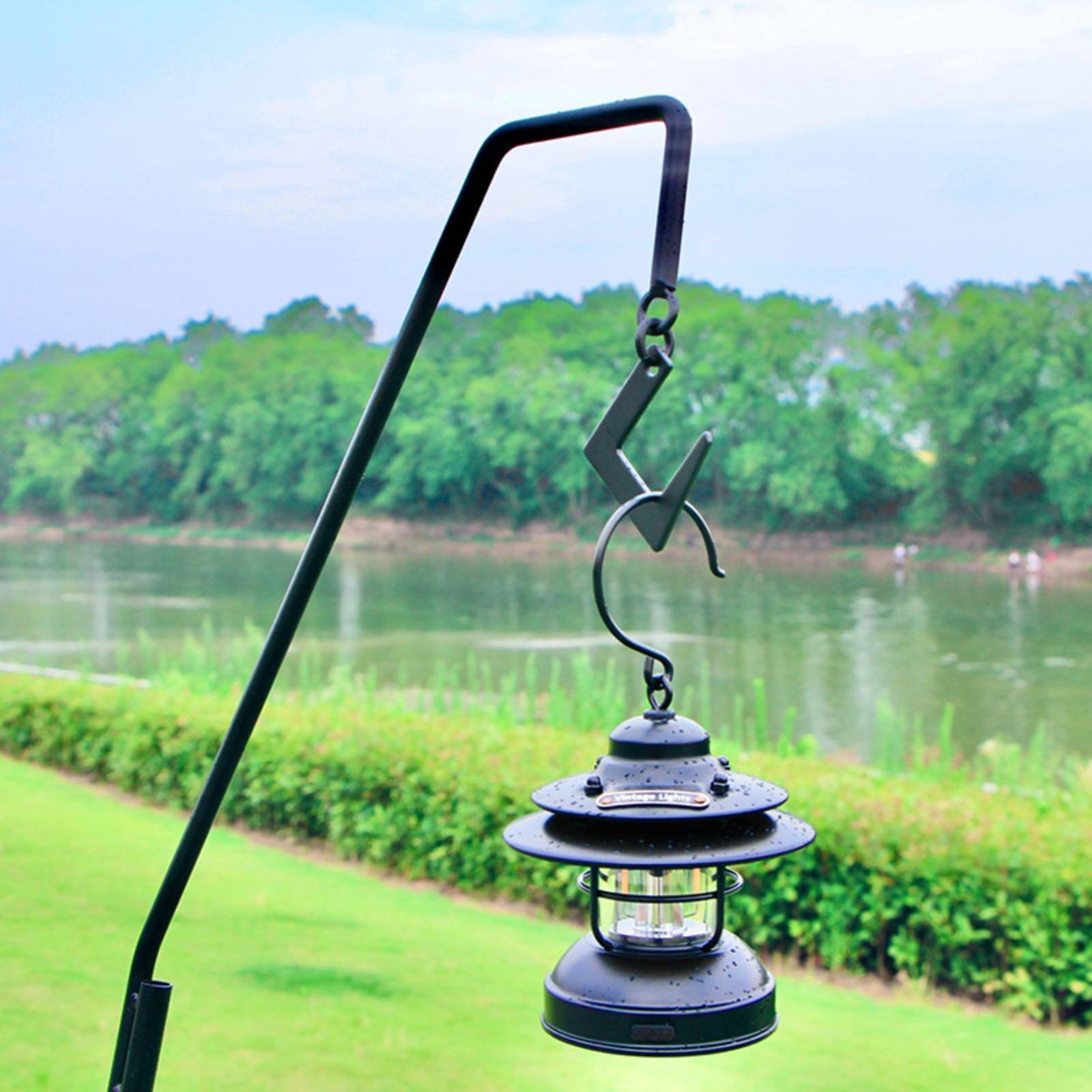 Camping Lantern Stand Detachab - مراجعة Kitchen Outdoor Camping وسعره