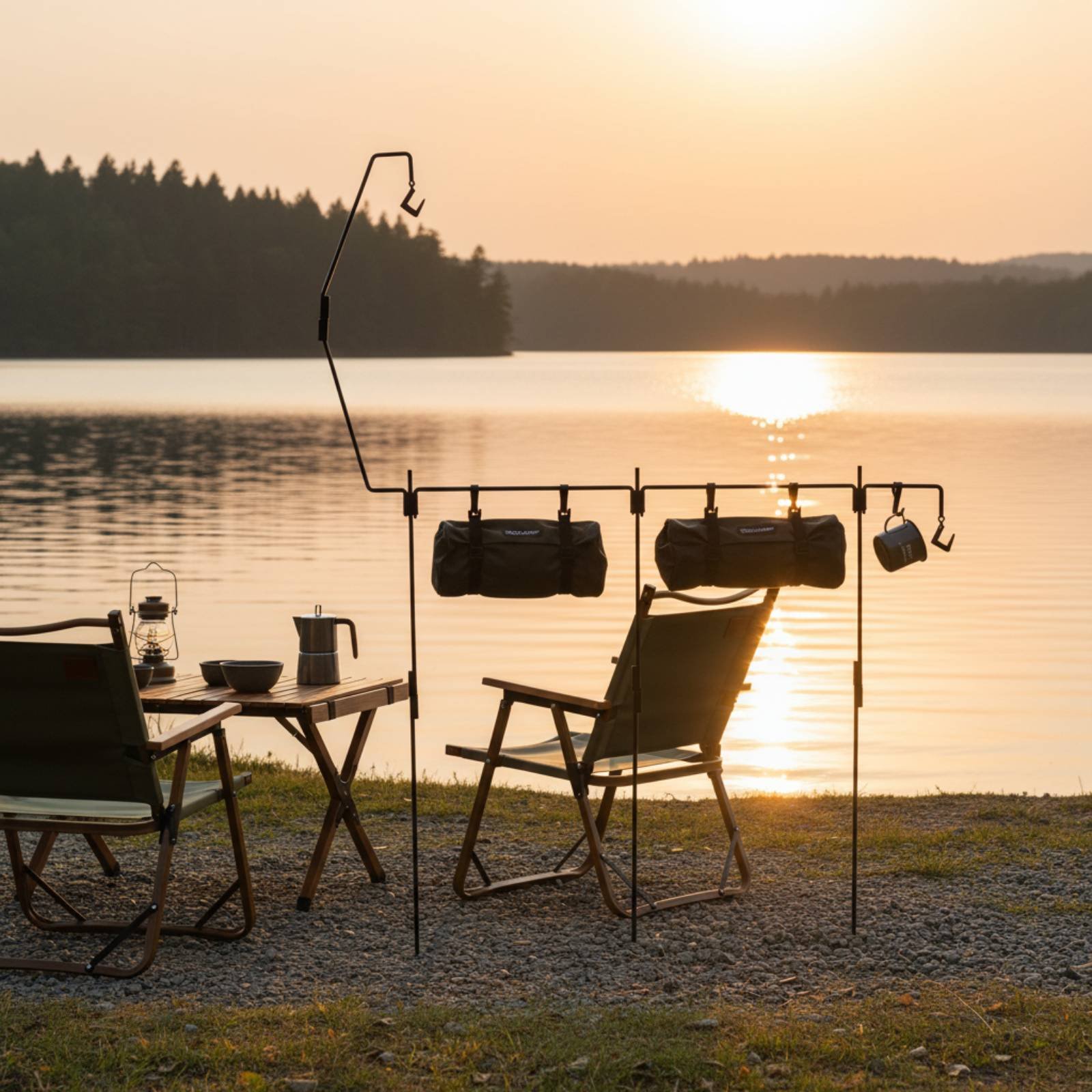 Camping Lantern Stand Detachab - مراجعة Kitchen Outdoor Camping وسعره