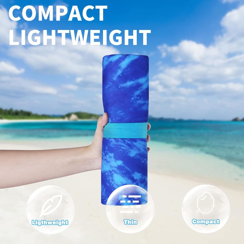 Lightweight Oversized 71x32 Be - مراجعة Camp Towel Microfiber وسعره