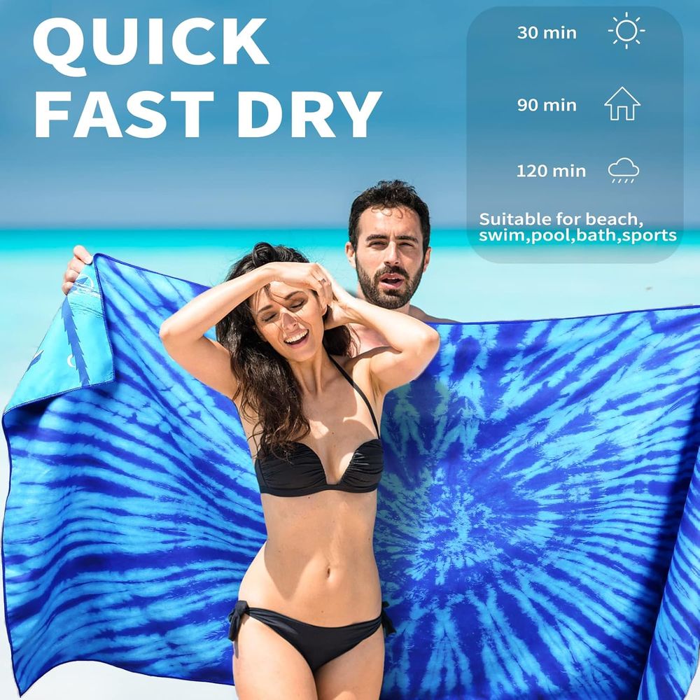 Lightweight Oversized 71x32 Be - مراجعة Camp Towel Microfiber وسعره