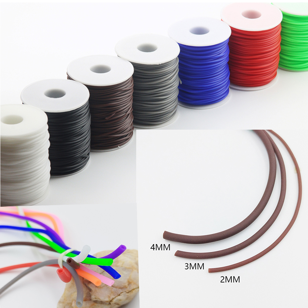 2M 2/3/4MM Hollow Rubber Tube  - مراجعة Paracord Bracelet وسعره
