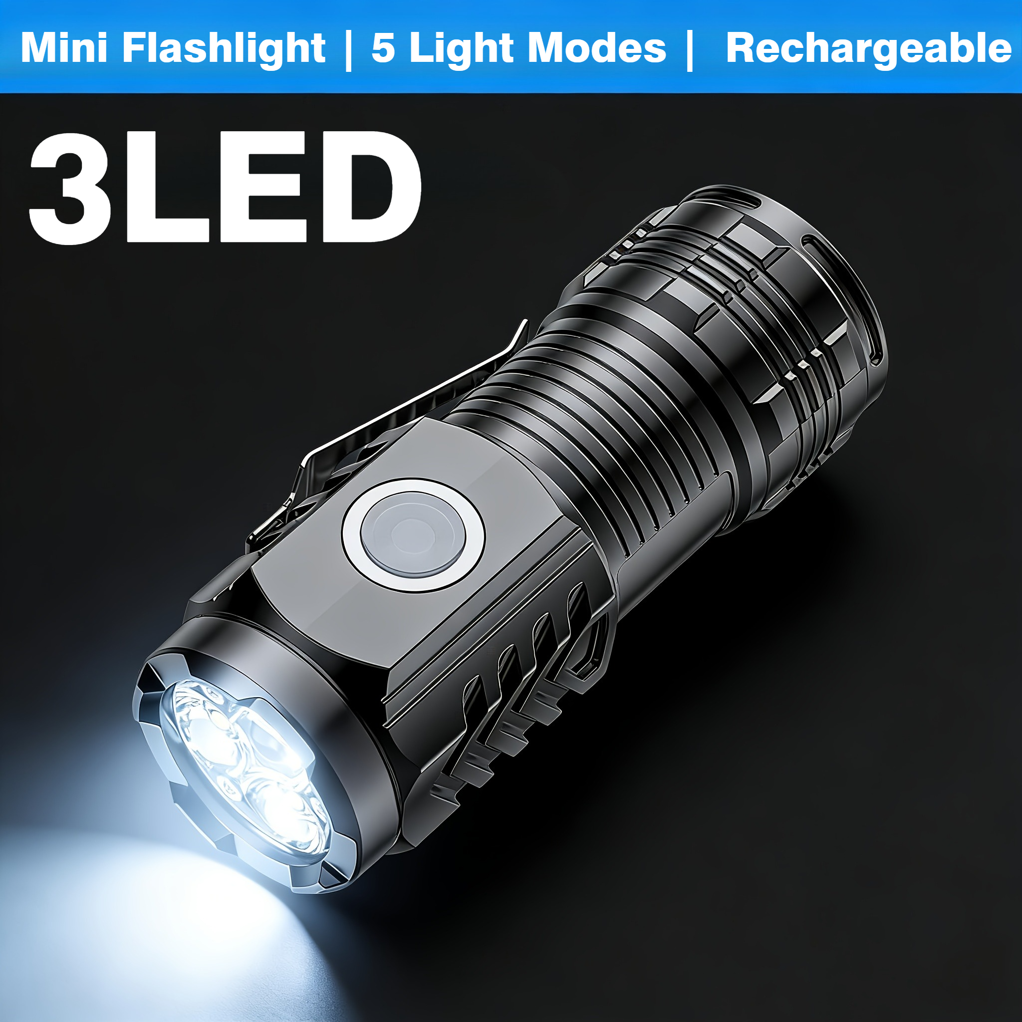 Portable Mini 3 LED Handheld F - مراجعة Outdoor Camping Items وسعره