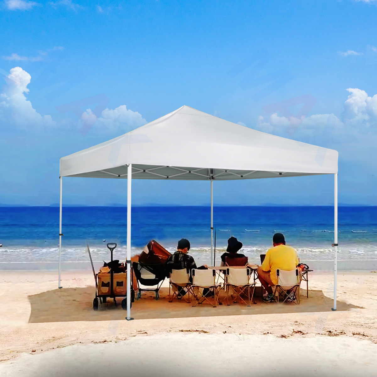Pop up Promotional 210D Fabric - مراجعة Outdoor Camping Exhibition وسعره