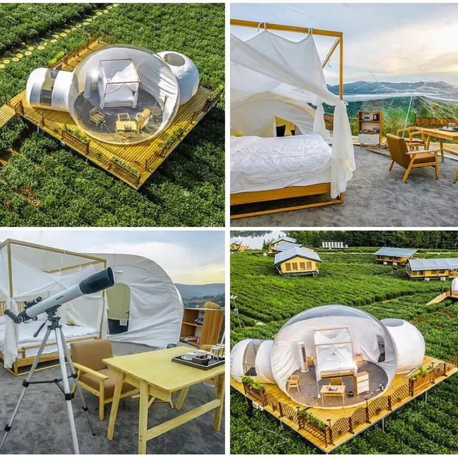 Internet celebrity star inflat - مراجعة Outdoor Camping Exhibition وسعره