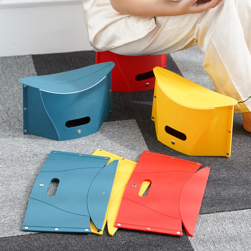 Plastic Portable Folding Stool - مراجعة Outdoor Chair Camping وسعره