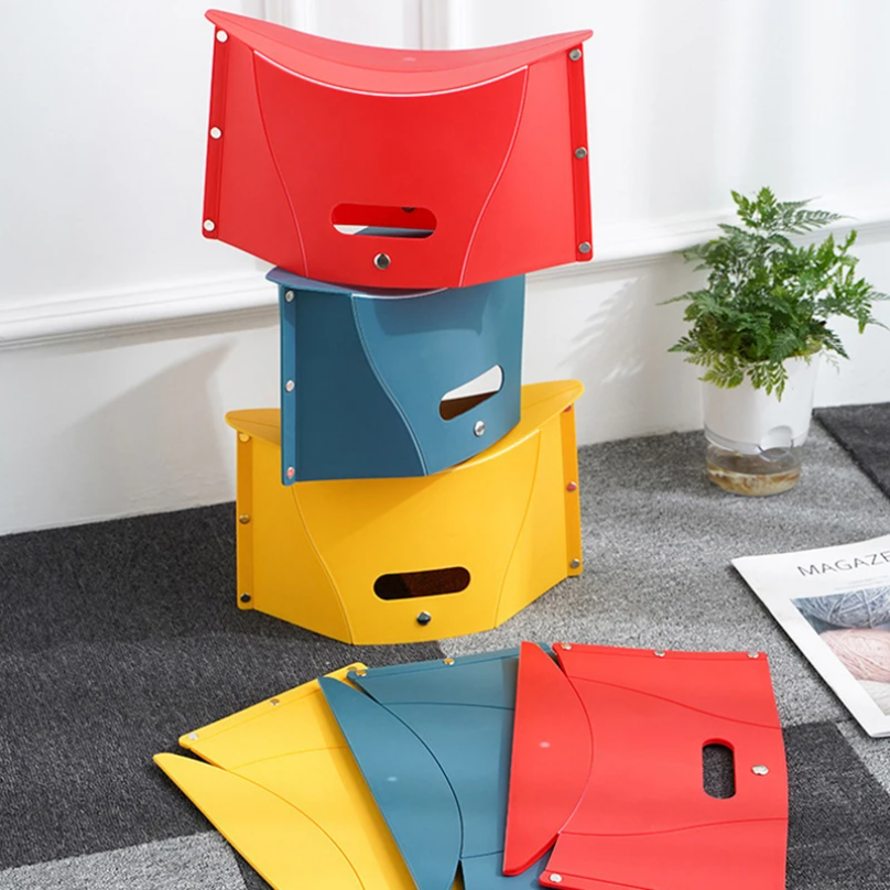 Plastic Portable Folding Stool - مراجعة Outdoor Chair Camping وسعره