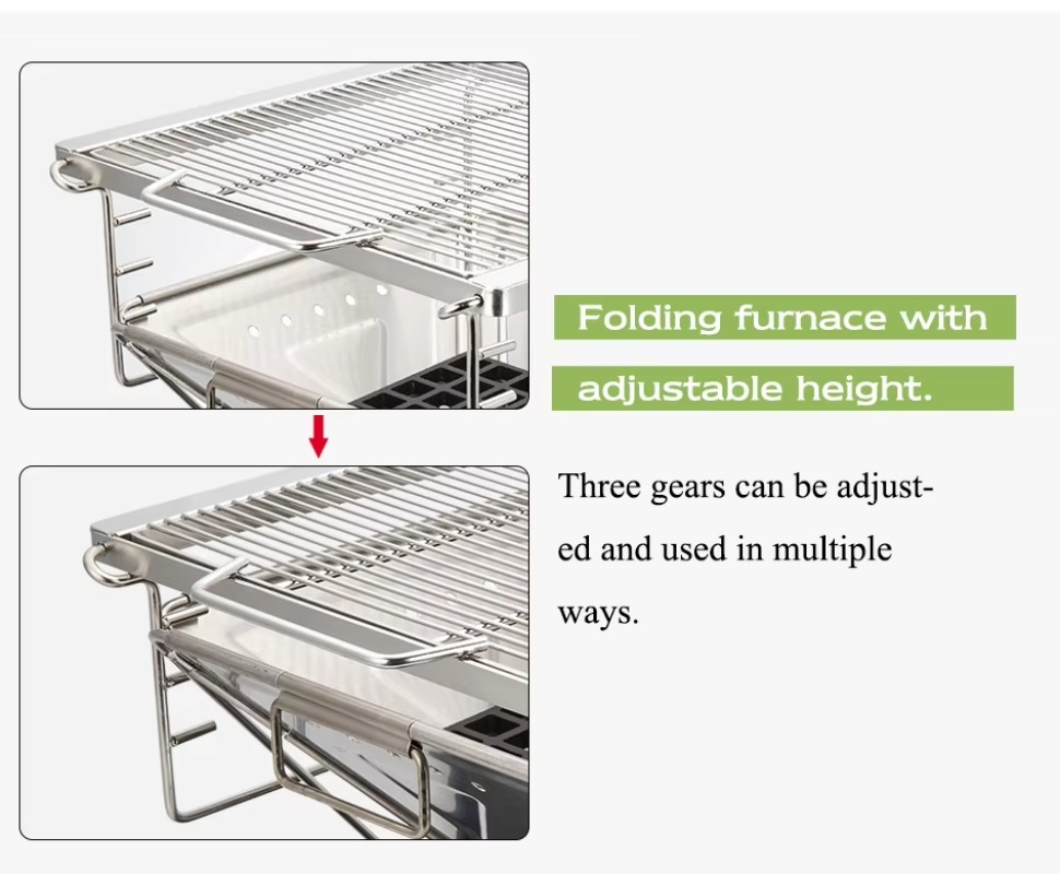 【Best-selling】Adjustable Folda - مراجعة Outdoor Camping Bbq وسعره