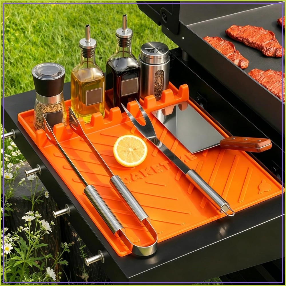 Silicone Grill Mats for Blacks - مراجعة Kitchen Outdoor Camping وسعره