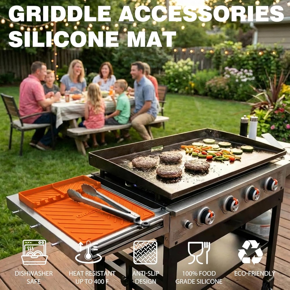 Silicone Grill Mats for Blacks - مراجعة Kitchen Outdoor Camping وسعره