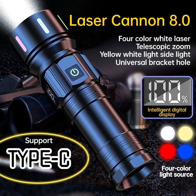 Strong Light LED Flashlight Te - مراجعة Outdoor Camping Lantern وسعره