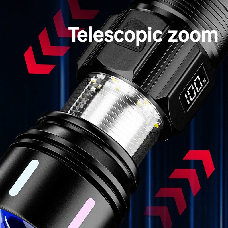 Strong Light LED Flashlight Te - مراجعة Outdoor Camping Lantern وسعره