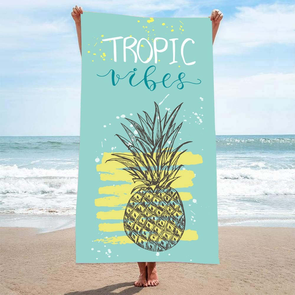 HAMSA Pattern Beach Towel27x55 - مراجعة Camp Towel Microfiber وسعره