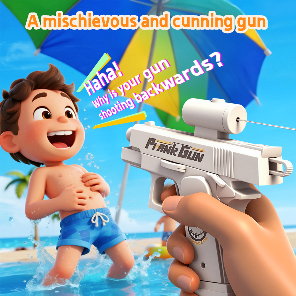 Summer Two-Way Water Gun Prank - مراجعة Outdoor Camping Games For Kids وسعره