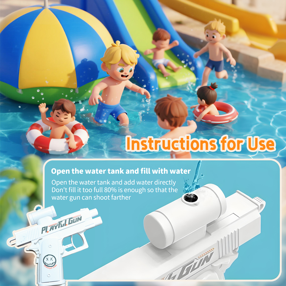 Summer Two-Way Water Gun Prank - مراجعة Outdoor Camping Games For Kids وسعره