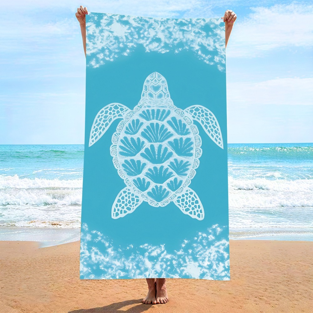 27.5x55inch Blue Ocean Jellyfi - مراجعة Camp Towel Microfiber وسعره