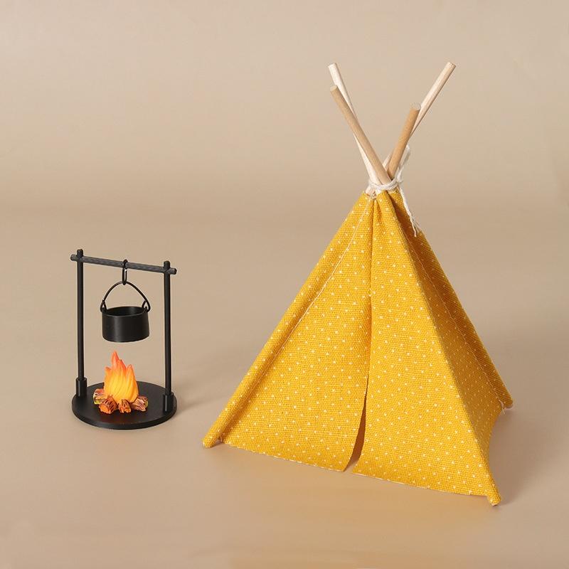 🛒1:12 Scale Camping Tent Model - مراجعة Outdoor Camping Set وسعره