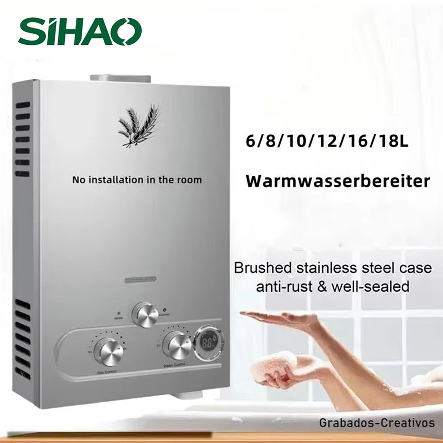 SIHAO 12L 16L 18L GPM LPG Gas  - مراجعة Kitchen Outdoor Camping وسعره