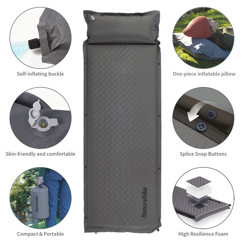 Naturehike D01 Self-inflating  - مراجعة Outdoor Camping Inflatable Tent وسعره