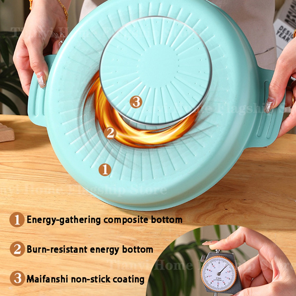 Grill Pan Round Non-Stick Barb - مراجعة Outdoor Camping Food وسعره