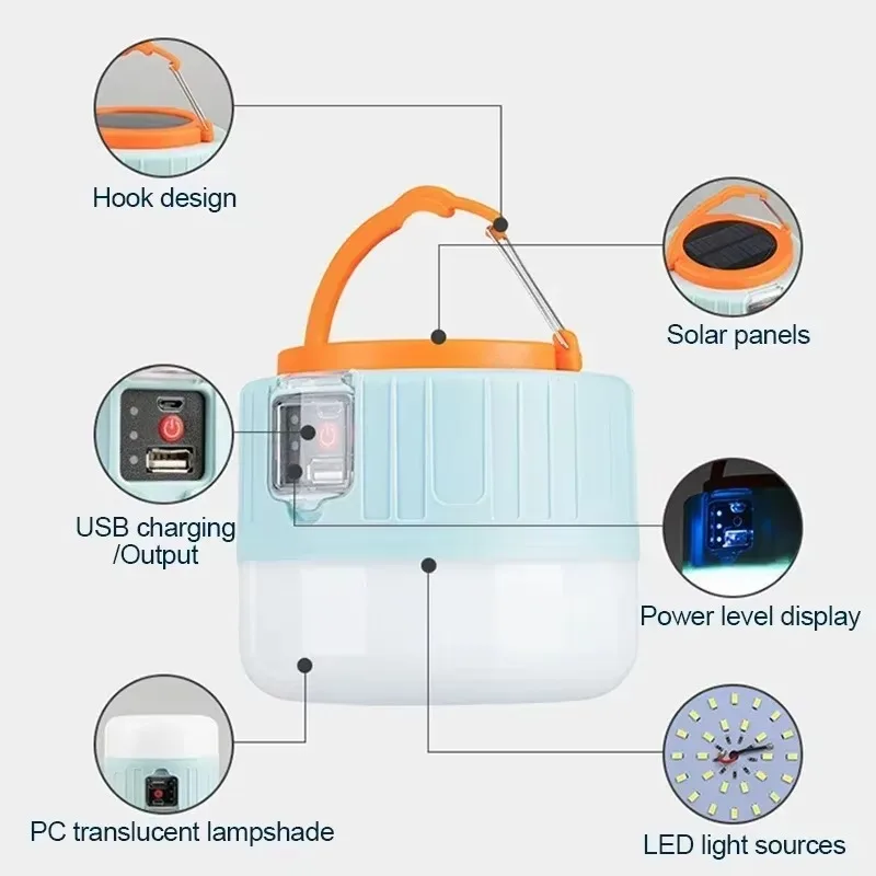 Solar Camping Lantern Recharge - مراجعة Outdoor Camping Bbq وسعره