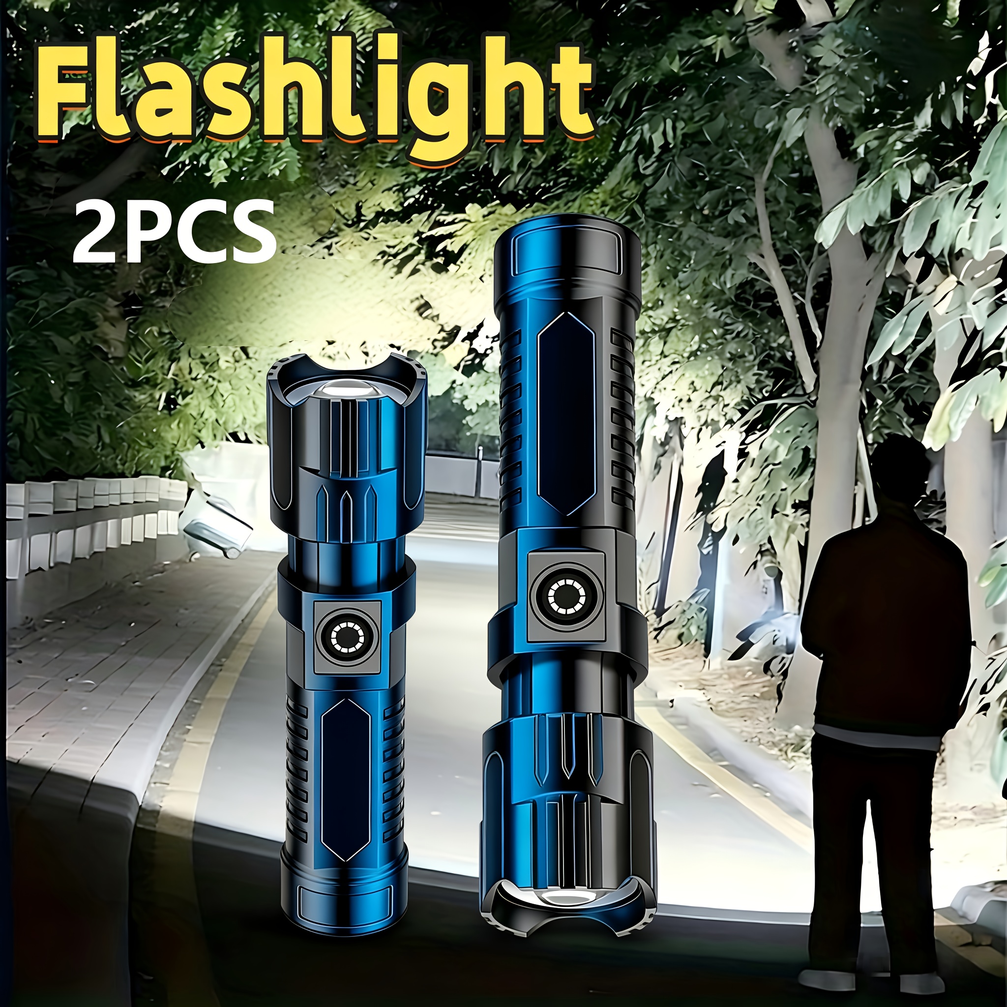 Tactical LED Flashlight 2000LM - مراجعة Outdoor Camping Items وسعره
