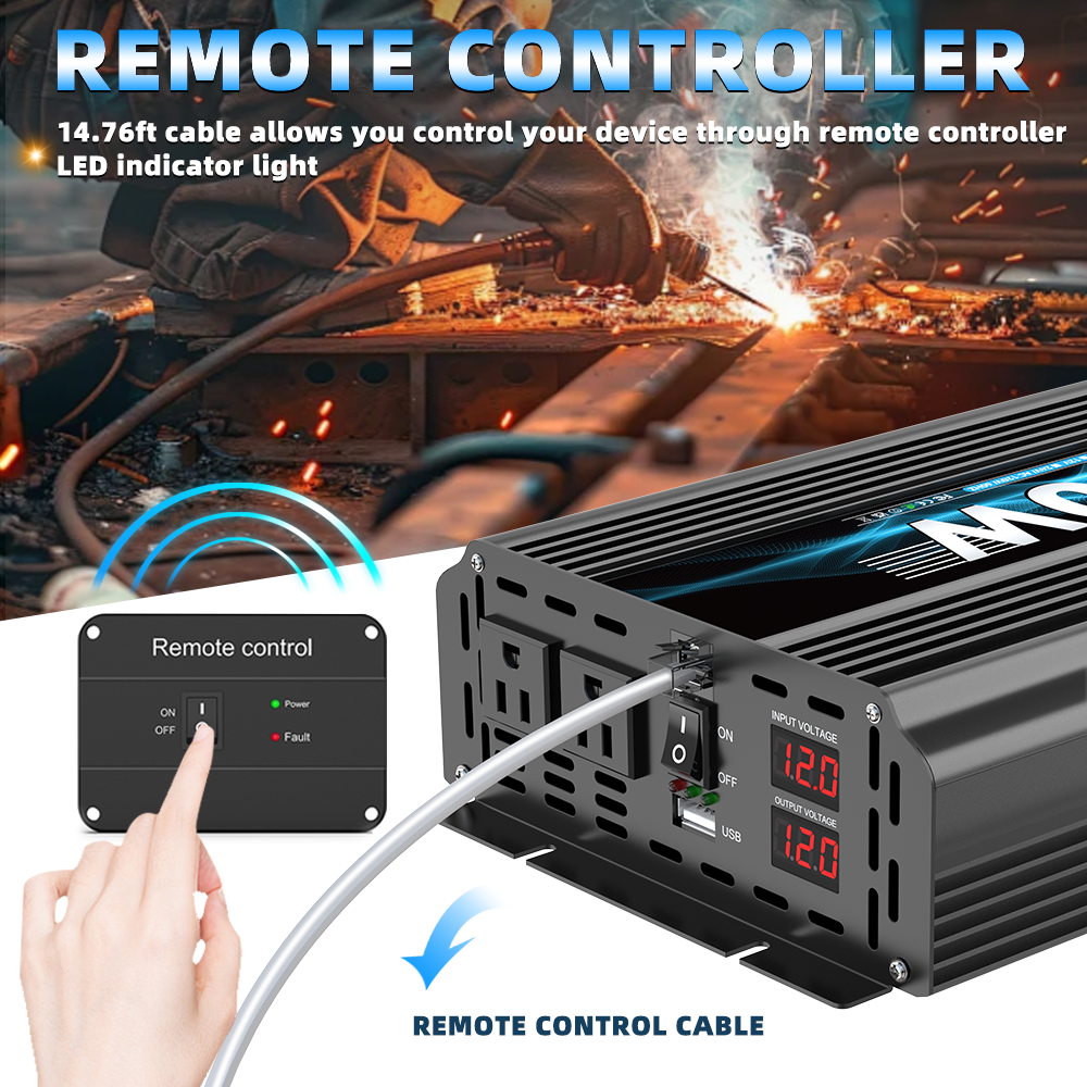 DC 12V 24V AC 120V 5000W Outpu - مراجعة Outdoor Camping Usa وسعره