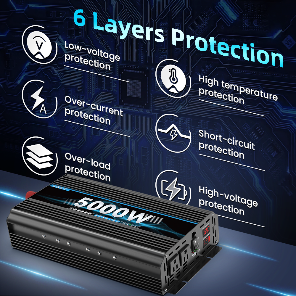 DC 12V 24V AC 120V 5000W Outpu - مراجعة Outdoor Camping Usa وسعره