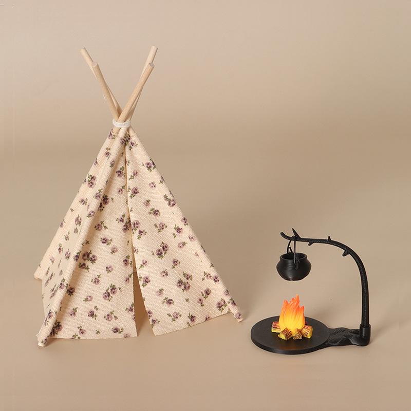 New 1:12 Scale Camping Tent Mo - مراجعة Outdoor Camping Toys وسعره