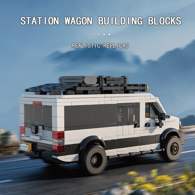 393-583PCS Station Wagon Model - مراجعة Outdoor Camping Toys وسعره
