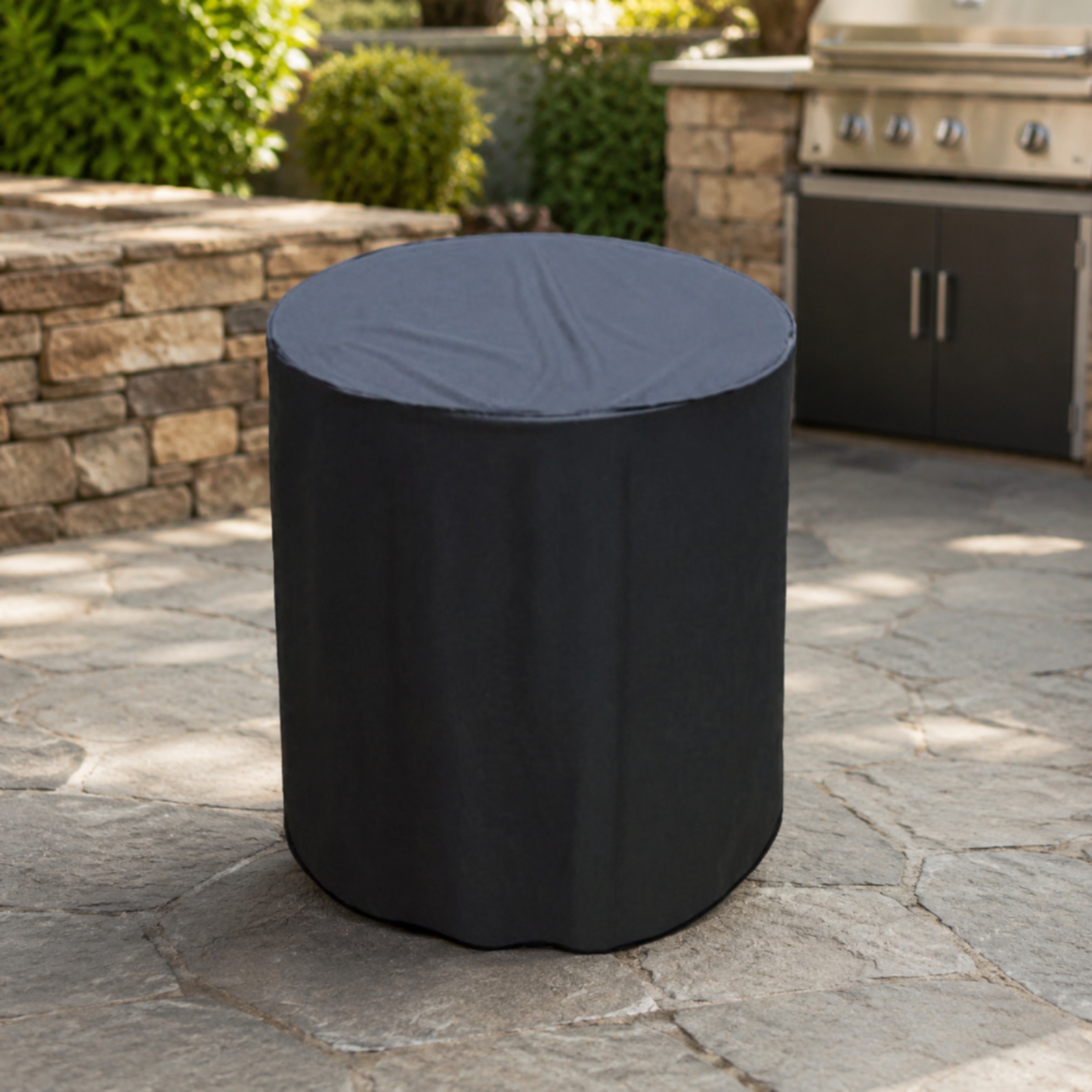 Round Grill Cover Waterproof R - مراجعة Outdoor Camping Bbq وسعره