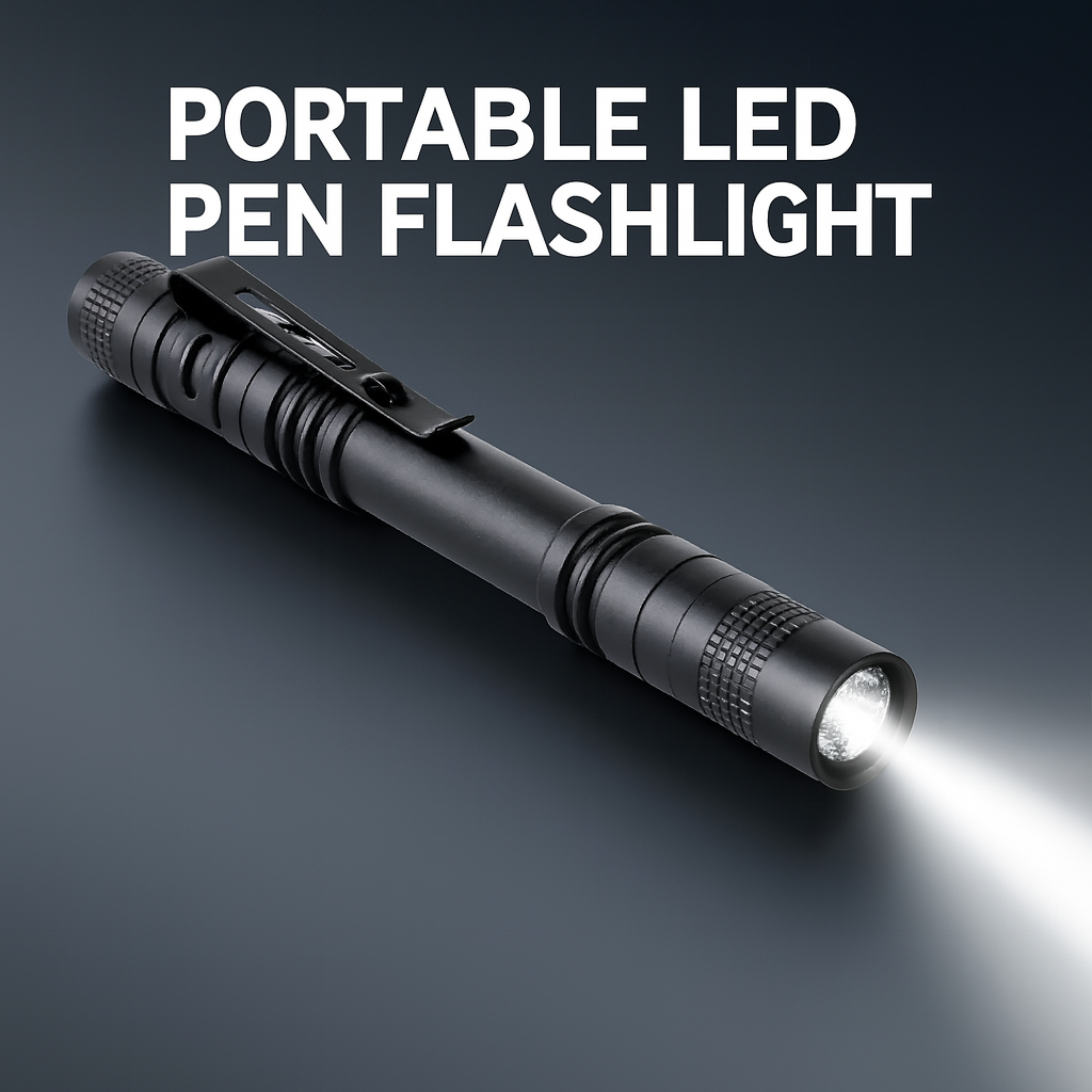 Portable Mini LED Pen Flashlig - مراجعة Outdoor Camping Items وسعره