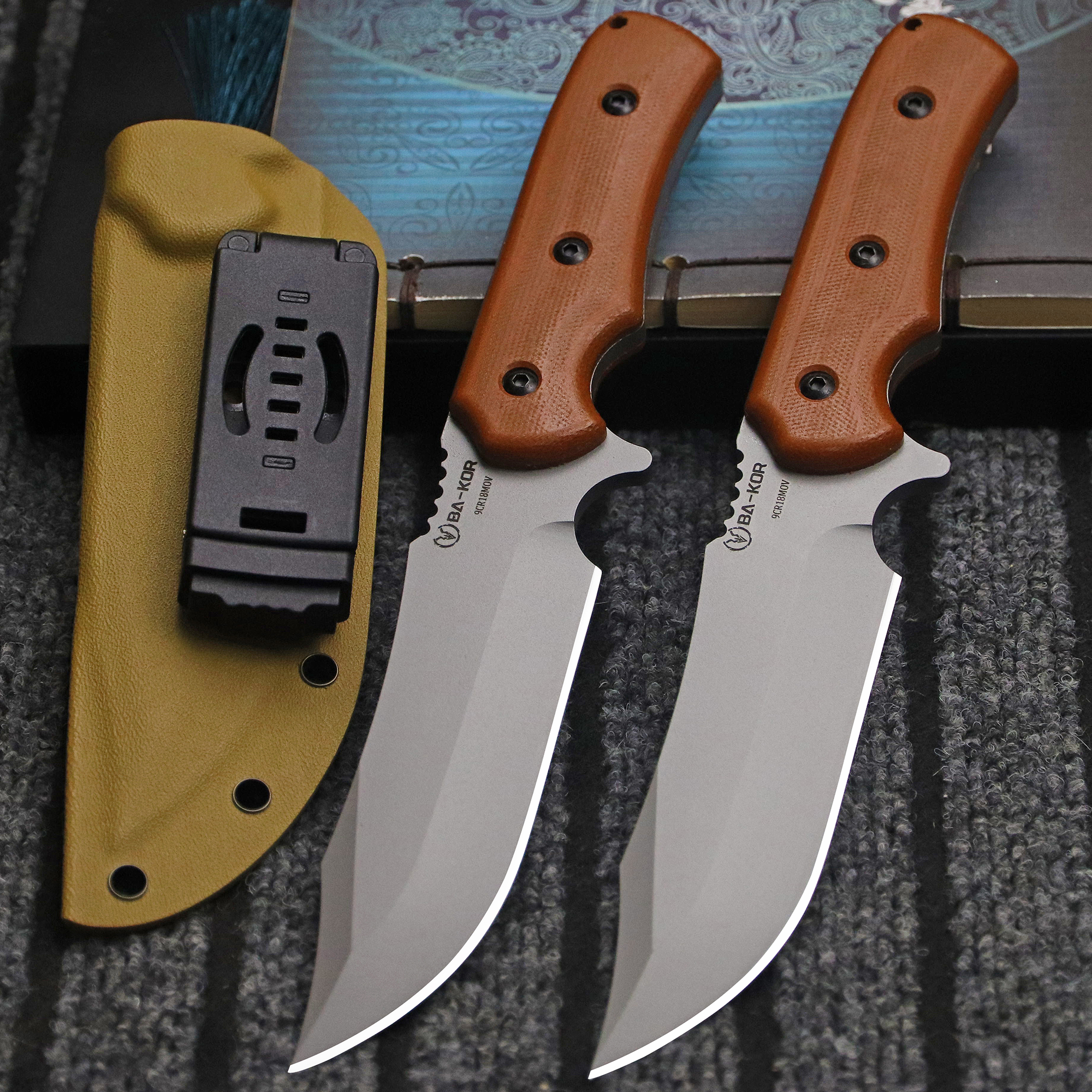 BA-KOR USA 9CR18MOV steel full - مراجعة Outdoor Camping Usa وسعره