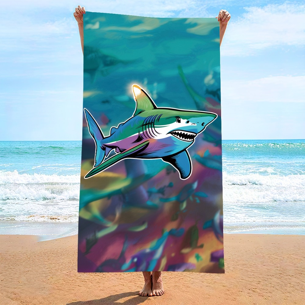 Colorful Sea Turtle Beach Towe - مراجعة Camp Towel Microfiber وسعره