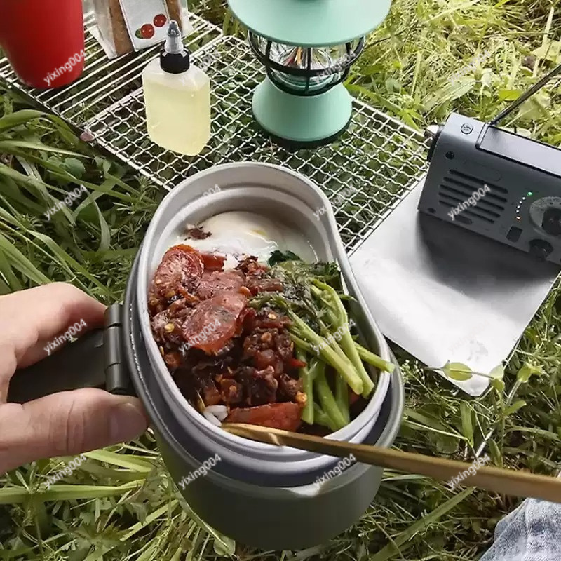 Outdoor Camping Split Bento Bo - مراجعة Outdoor Camping Food وسعره