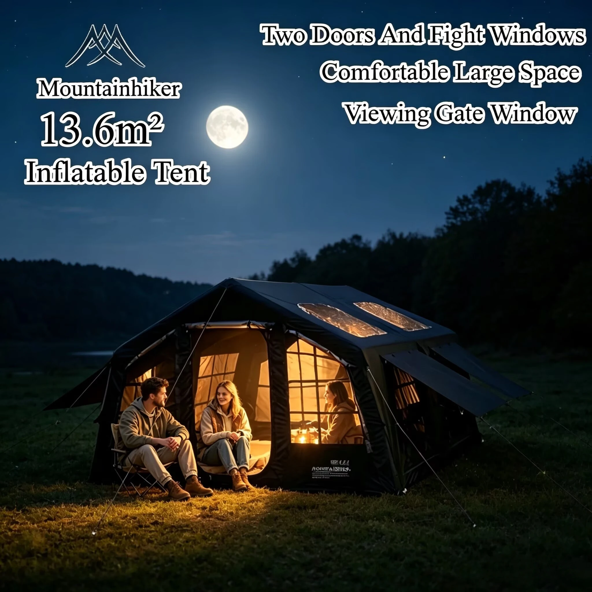 Mountainhiker Inflatable Campi - مراجعة Outdoor Camping Inflatable Tent وسعره
